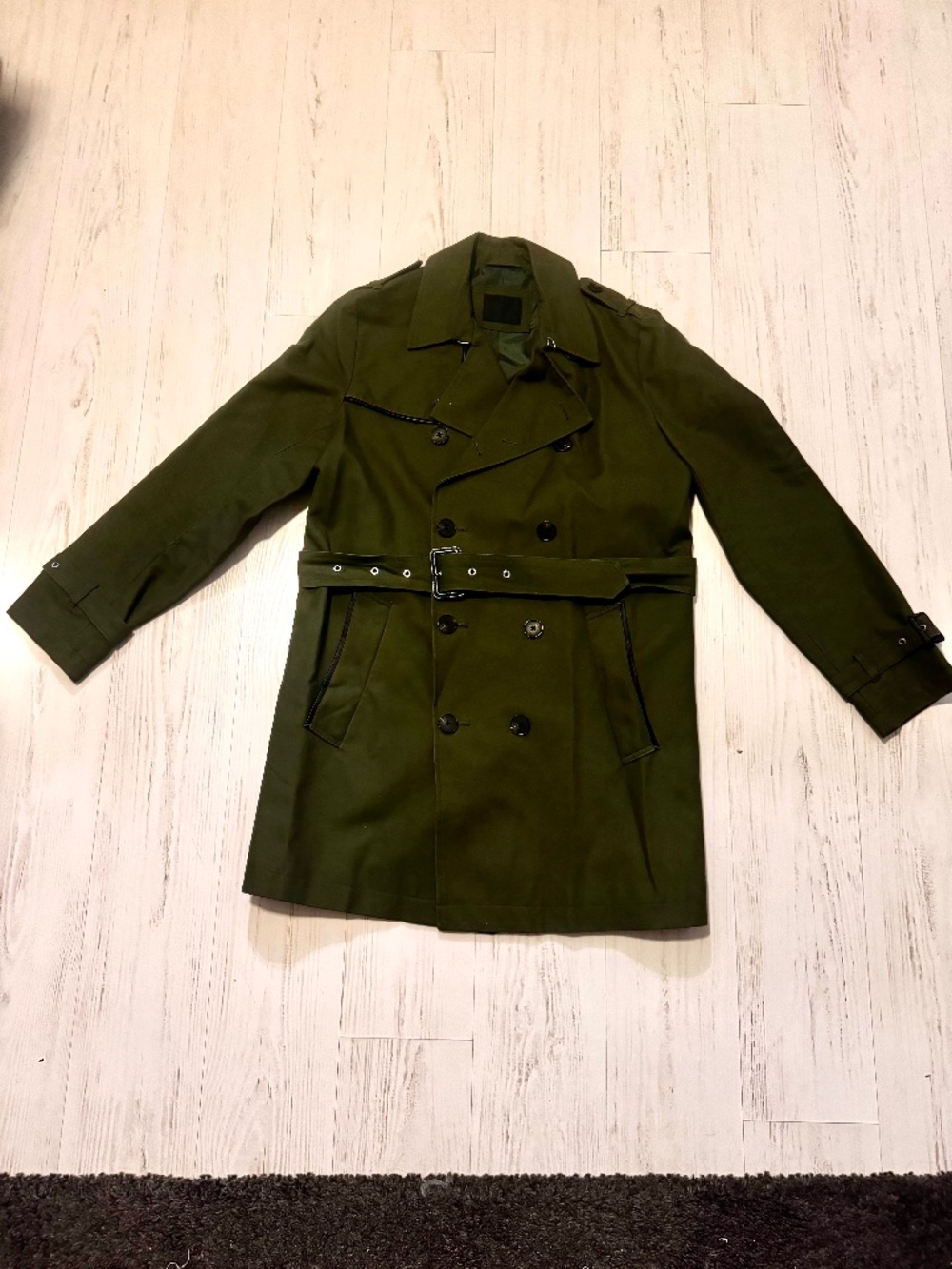 ASOS Green Peacoat